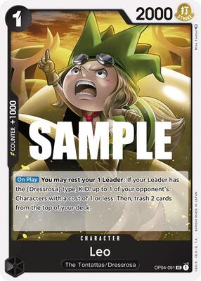 Leo card from Kingdoms of Intrigue