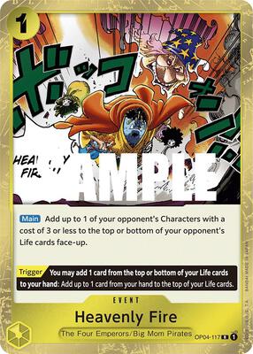 Heavenly Fire card from Kingdoms of Intrigue