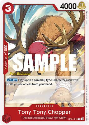 Tony Tony.Chopper card from Kingdoms of Intrigue Pre-Release Cards