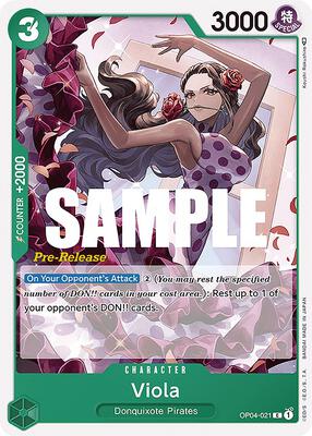 Viola card from Kingdoms of Intrigue Pre-Release Cards