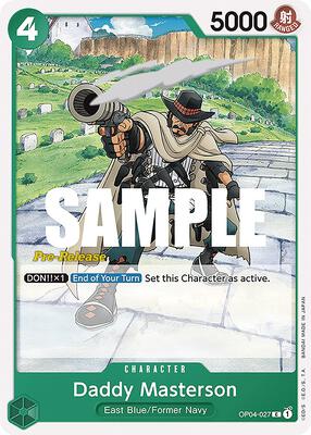 Daddy Masterson card from Kingdoms of Intrigue Pre-Release Cards