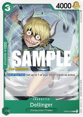 Dellinger card from Kingdoms of Intrigue Pre-Release Cards