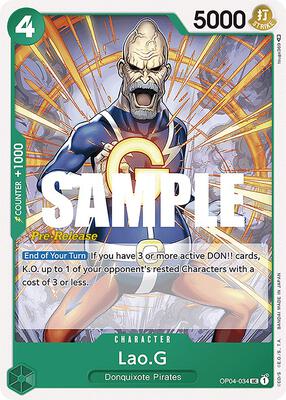 Lao.G card from Kingdoms of Intrigue Pre-Release Cards