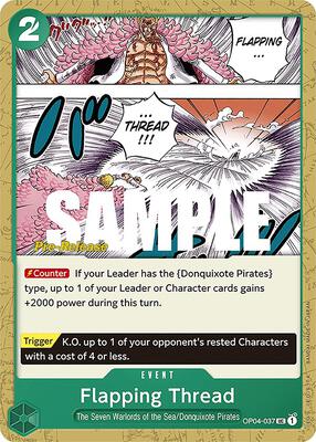 Flapping Thread card from Kingdoms of Intrigue Pre-Release Cards
