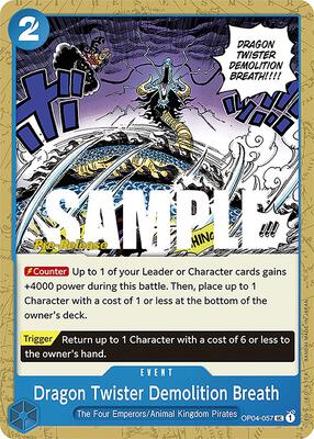 Dragon Twister Demolition Breath card from Kingdoms of Intrigue Pre-Release Cards