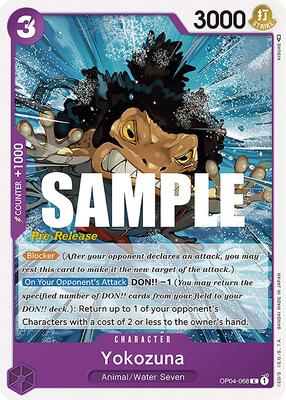 Yokozuna card from Kingdoms of Intrigue Pre-Release Cards