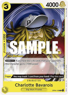 Charlotte Bavarois card from Kingdoms of Intrigue Pre-Release Cards