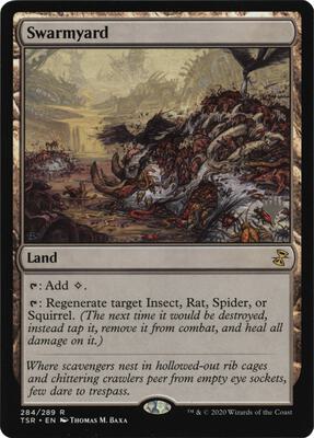 Swarmyard card from Promo Pack: Wilds of Eldraine