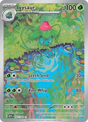 Ivysaur - 167/165 card from SV: Scarlet & Violet 151