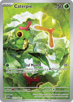 Caterpie - 172/165 card from SV: Scarlet & Violet 151