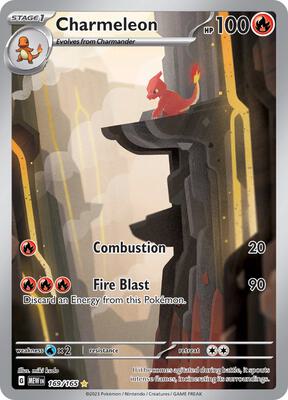 Charmeleon - 169/165 card from SV: Scarlet & Violet 151