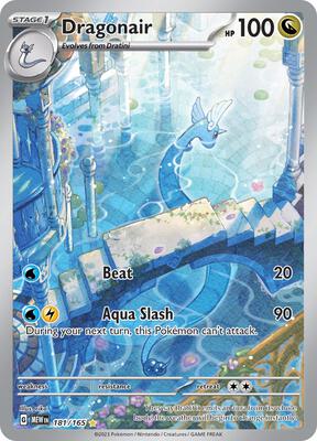 Dragonair - 181/165 card from SV: Scarlet & Violet 151