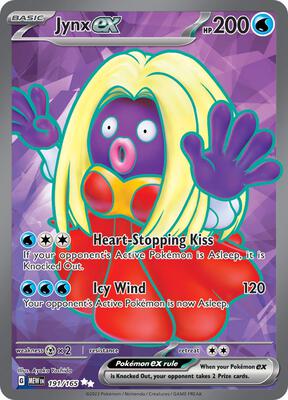 Jynx ex - 191/165 card from SV: Scarlet & Violet 151