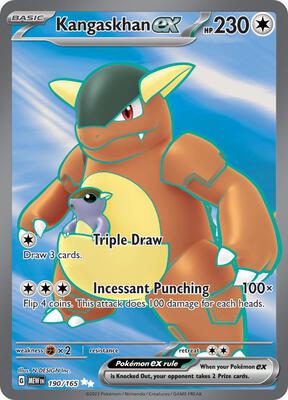 Kangaskhan ex - 190/165 card from SV: Scarlet & Violet 151