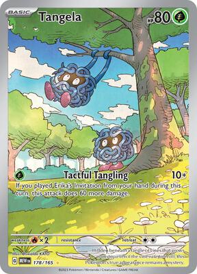 Tangela - 178/165 card from SV: Scarlet & Violet 151