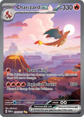 Charizard ex - 199/165 card from SV: Scarlet & Violet 151