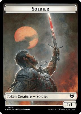 Soldier // Kor Soldier Double-sided Token card from Commander Masters