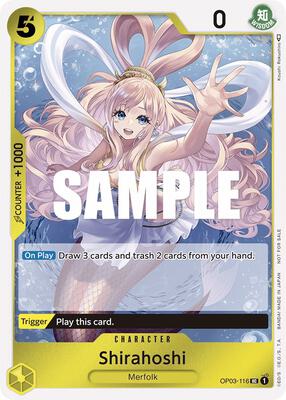 Shirahoshi (Dash Pack) card from Kingdoms of Intrigue