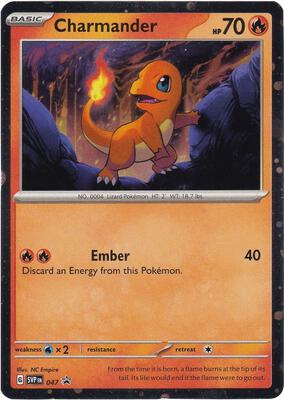 Charmander - 047 (Cosmos Holo) card from SV: Scarlet & Violet Promo Cards