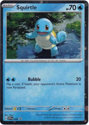 Squirtle - 048 (Cosmos Holo) card from SV: Scarlet & Violet Promo Cards