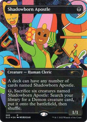 Shadowborn Apostle (686) card from Secret Lair Drop Series