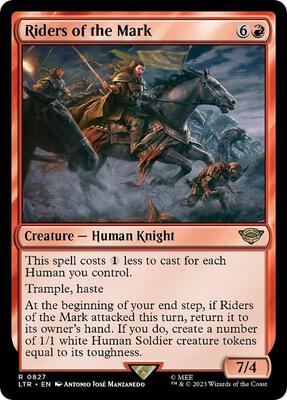 Riders of the Mark card from Universes Beyond: The Lord of the Rings: Tales of Middle-earth