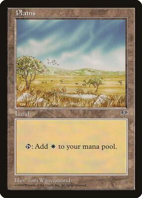 Plains (Watering Hole) card from Mirage
