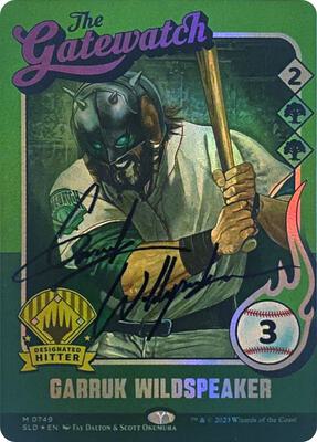 Garruk Wildspeaker (749) (Autographed) card from Secret Lair Drop Series