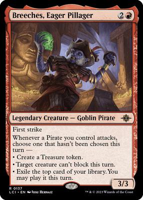Breeches, Eager Pillager card from The Lost Caverns of Ixalan