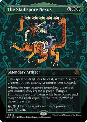 The Skullspore Nexus (Borderless) card from The Lost Caverns of Ixalan