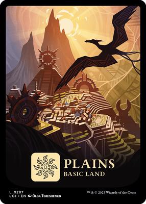 Plains (0287) card from The Lost Caverns of Ixalan