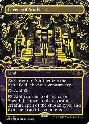 Cavern of Souls (Neon Yellow) card from WPN & Gateway Promos