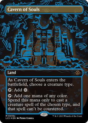 Cavern of Souls (0410c) (Borderless) card from The Lost Caverns of Ixalan