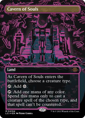 Cavern of Souls (0410d) (Borderless) card from The Lost Caverns of Ixalan