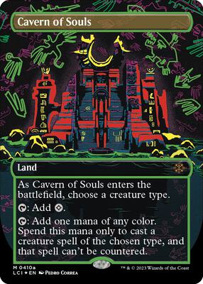 Cavern of Souls (0410a) (Borderless) card from The Lost Caverns of Ixalan