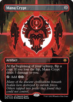 Mana Crypt (0017e) (Borderless) card from Special Guests