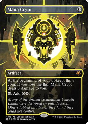 Mana Crypt (0017b) (Borderless) card from Special Guests