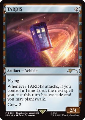 TARDIS (MagicCon: Las Vegas 2023) card from Unique and Miscellaneous Promos