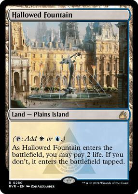 Hallowed Fountain card from Ravnica Remastered