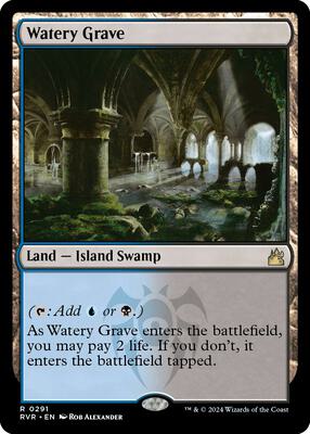Watery Grave card from Ravnica Remastered