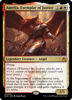 Aurelia, Exemplar of Justice card from Ravnica Remastered
