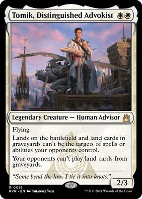 Tomik, Distinguished Advokist card from Ravnica Remastered