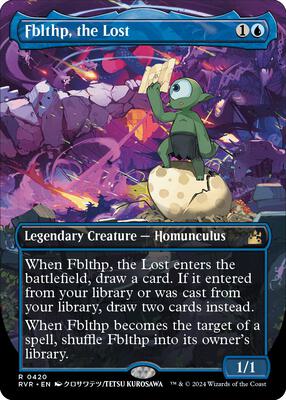 Fblthp, the Lost (Anime Borderless) card from Ravnica Remastered