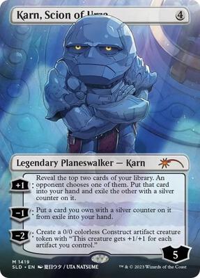 Karn, Scion of Urza card from Secret Lair Drop Series