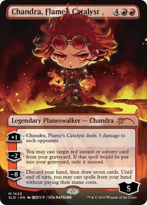Chandra, Flame's Catalyst card from Secret Lair Drop Series