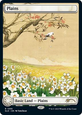 Plains (1399) card from Secret Lair Drop Series