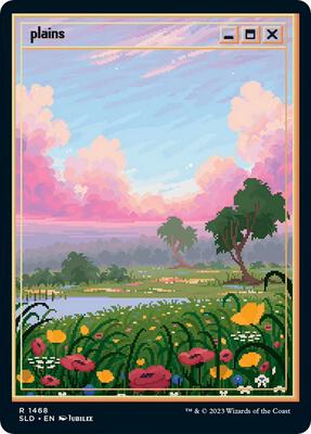 Plains (1468) card from Secret Lair Drop Series
