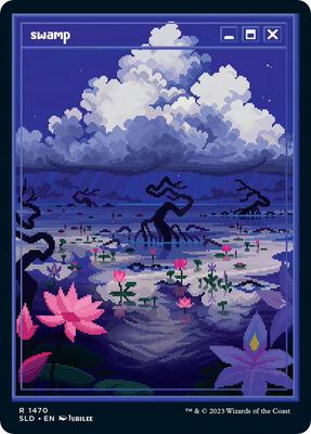 Swamp (1470) card from Secret Lair Drop Series