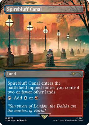 Spirebluff Canal card from Secret Lair Drop Series
