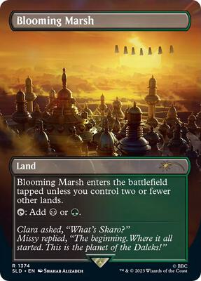 Blooming Marsh card from Secret Lair Drop Series